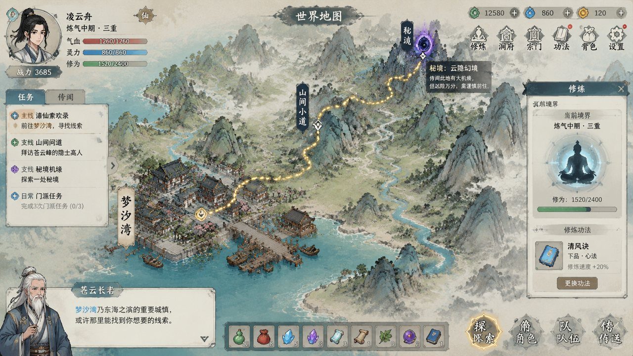 谪仙索欢录 实机画面 内容截图 4